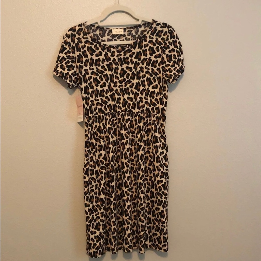 Cheetah print dress